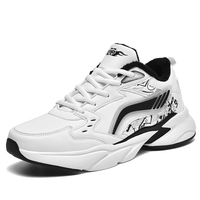 Marque Logo personnalisé grande taille US 13 14 EU 47 48 homme hiver chaud en peluche sport baskets en cuir blanc chaussures de course décontractées pour hommes