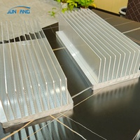 Radiateur sur mesure en aluminium extrudé 6061 6063 T5 T6, grand diamètre, dissipateur thermique à insertion de grande taille