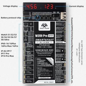 Carte d'activation de <span class=keywords><strong>batterie</strong></span> IPARTS OSS W209 Pro V11 pour <span class=keywords><strong>iPhone</strong></span> 11-17 Series, Apple Watch S1-S8 et téléphones Android – Outil de charge rapide - Product Image 2