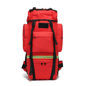 Sac à dos de secours d'urgence ignifuge, imperméable et durable, grande capacité, 900D Oxford, avec bande réfléchissante haute visibilité - Product Image 1
