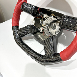Volant de course en fibre de carbone avec LED RPM, compatible avec les anciens modèles Chrysler 300 et <span class=keywords><strong>Dodge</strong></span> - Product Image 3