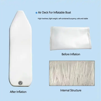 Plancher de matelas de pont d'air 147*78 cm pour le canoë-kayak bateau de pêche plancher d'air gonflable en PVC résistant à l'usure pour la marine solaire MC230