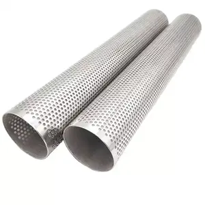 20 40 50 60 80 100 150 Mesh Perforated Mesh Filter Tube Stainless Steel Tube Well Filter