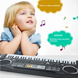 61 Key Bàn Phím Điện Tử Đồ Chơi Cho Trẻ Em Đa Chức Năng Nhạc Cụ USB Mic Nhựa Đàn Piano Khởi Động Đồ Chơi - Product Image 3