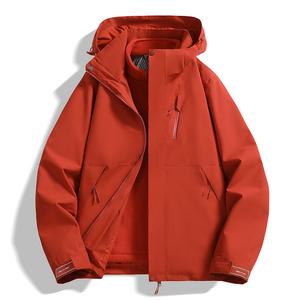 <span class=keywords><strong>Parka</strong></span> d'extérieur unisexe détachable coupe-vent <span class=keywords><strong>imperméable</strong></span> et <span class=keywords><strong>chaude</strong></span> en polaire pour hommes et femmes ensemble trois pièces tout-en-un pour la <span class=keywords><strong>randonnée</strong></span> - Product Image 5