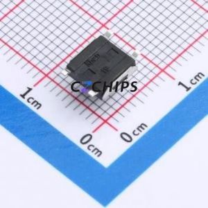 TSE06313-050D533DA-R1000 Tactile Switch SMD-4P,6.4x6.1mm Switch Single Pole Single Throw Round Button 2.8N 6.1mm - Product Image 2