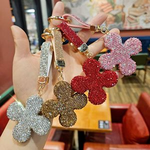 Sparkling Rhinestone Bow Keychain Luxury Bling Crystal Diamond Bag Charm Fashion Glitter <b>Keyring</b> Car Keychain Decoration Pendant - Product Image 6