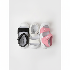 Sandales d'été légères et tendance de style coréen OZKIZ pour enfants de 2 à 7 ans, respirantes, à bout ouvert, avec doublure en maille, vente en gros, couleur unie, à la mode - Product Image 2