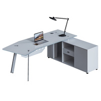 Table d'étude de qualité supérieure, bureau d'ordinateur en verre, chaise, bureau