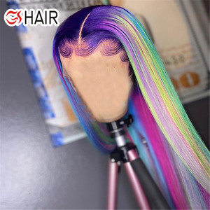 Perruques lace front wigs blondes 613, cheveux naturels, perruque full lace wig <span class=keywords><strong>de</strong></span> cheveux humains à dentelle vierge alignée <span class=keywords><strong>de</strong></span> cuticules, 360 - Product Image 1