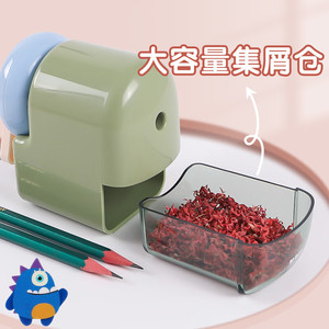 Sacapuntas manual ajustable Chen & Guang APS906R con manivela, diseño de animales, de plástico, para estudiantes de primaria. - Product Image 4