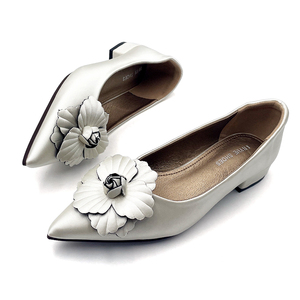 Giày cao gót nữ thiết kế bạc, số lượng đặt hàng tối thiểu thấp, bán buôn, hoa, giày cưới, giày dép thời trang mùa hè dành cho nữ - Product Image 3