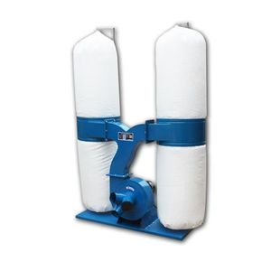 Collecteur de poussière industriel à double sac pour bois, incluant un moteur 3KW 4HP, et un collecteur de poussière sous vide 4KW très demandé pour machines à bois. - Product Image 3
