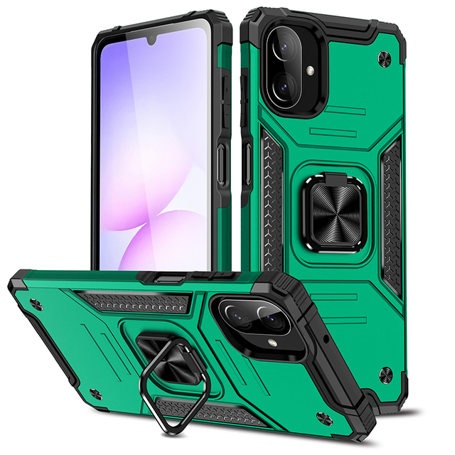 New Design Multi Colour Armor Phone Case with Shockproof Ring Stand for Samsung A07 S25 FE Ultra Full Protection Fashion case