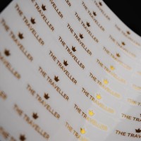 Autocollants de transfert métalliques, décalcomanies UV, imprimés en offset, imperméables, durables, personnalisables pour tasses et mugs