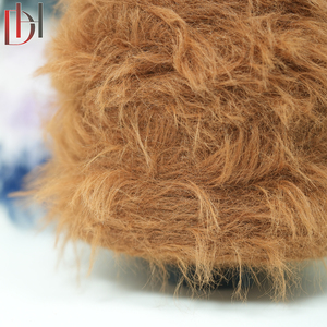 8cm Faux Mink sợi 100% nylon dyeable & mềm cung cấp số lượng lớn cho Crochet chiếc khăn mũ chăn-cường độ cao ưa thích mô hình sợi - Product Image 4