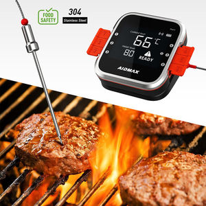 Termometro Digitale <span class=keywords><strong>Wireless</strong></span> Bluetooth Impermeabile in Plastica per Griglia WR01 con Ampio Display LCD e 6 Sonde Automatiche per Carne - Product Image 5