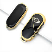 Casing Kunci Remote Mobil TPU Merek N untuk BMW Mini Cooper Countryman One 2024 2023 Aksesori Gantungan Kunci Pelindung