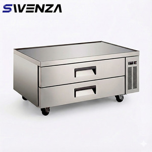 Attrezzatura da Cucina Commerciale, Base Refrigerata per Chef in <span class=keywords><strong>Acciaio</strong></span> Inox Resistente - Product Image 1