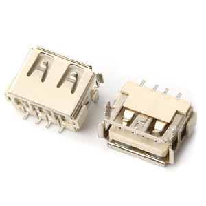 <b>USB</b> female socket 10.0 front and rear <b>plug</b> borderless 90 degree black and white 180 degree short body <b>USB</b> connector factory - Product Image 4