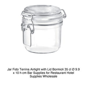 Fido Jar Airtight Terrine 35 cl H 10 cm Ø 9.9 cm 350 g con Tapa Bormioli Rocco - Product Image 2
