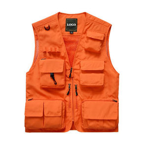 Équipe <span class=keywords><strong>m</strong></span>édia Femmes Hommes Sans manches Camouflage Multi Couleur Léger Tactique Bleu Royal Utilitaire Gilet - Product Image 2