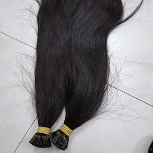 Extensions de cheveux en kératine italienne en gros d'usine, pointes I, double trame, cuticules alignées, cheveux vierges russes bruts, Itip - Product Image 1