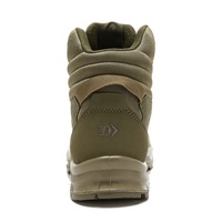 Vente en gros de bottes tactiques mi-hautes pour hommes chaussures de plein air imperméables confortables personnalisées avec nubuck artificiel pour les activités de plein air