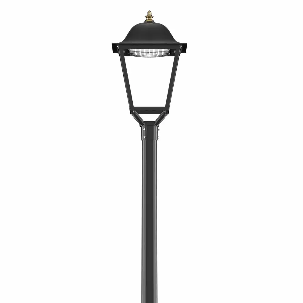 Outdoor Yard Street Pole Lamp LED Post Top NEMA Smart Round Dim Emergency CE Parking Light Parking Light Led Post Top Light