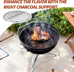 <span class=keywords><strong>Grille</strong></span> à charbon de bois pour <span class=keywords><strong>barbecue</strong></span> <span class=keywords><strong>Weber</strong></span>, <span class=keywords><strong>grille</strong></span> <span class=keywords><strong>ronde</strong></span> en acier robuste, emballage pour vente par correspondance - Product Image 4