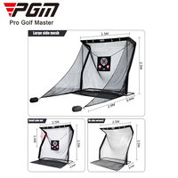 PGM LXW019 Réseau de simulation de golf de haute qualité avec retour de balle, filets d'entraînement pour le swing de golf