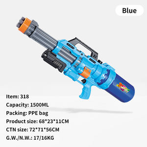 Pistola de Agua de Juguete de Plástico, Pistola de Agua de Alta Presión, Pistola de Agua de Largo Alcance, Juguete Infantil, Pistolas de Agua de Tiburón - Product Image 6