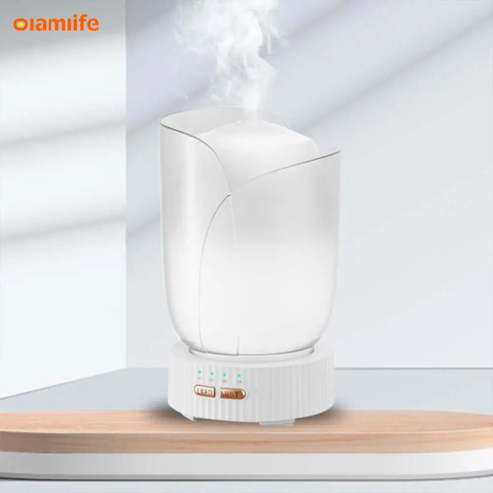 Olamlife المصنع مباشرة الصانع سطح المكتب سبا غرفة مكتب جهاز بخّ رائحة العلاج العطري مرطب بالموجات فوق الصوتية 1000 مللي