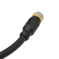 Connecteur M12 5 broches Code L soudage PVC cordon d'alimentation industriel mâle femelle prise M12 capteur câble connecteur étanche