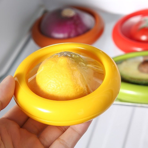 Caja de Silicona Multifuncional con Forma de Fruta para Conservar Frutas, Linda Caja de Almacenamiento para Refrigerador con Forma de Aguacate, Cebolla y Limón, con Sello de Película - Product Image 5