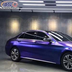 Pellicola PVC CE-03 1.52x17m di Qualità Brillante per Adesivi Auto, Cambio Colore Vinile Opaco Camaleonte Blu Scuro Sportivo, Garanzia 4 Anni - Product Image 4