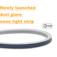 WiFi pintar untuk kontrol lampu tabung Neon 16x16mm, sinkronisasi musik irama 24V untuk kamar tidur tangga tangga dinding dengan cahaya lembut