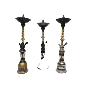 Venta caliente de acero inoxidable egipcio Hookahs Calidad de acero inoxidable y latón Hookahs