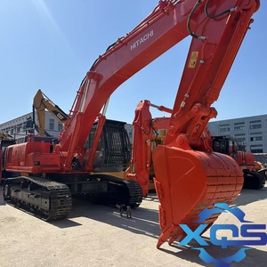Excavadora Hitachi EX400 Usada, Equipo de Construcción de Uso Pesado, Color Naranja - Product Image 2