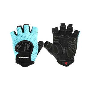 Tập luyện Găng tay Trọng lượng nâng shorty ngón Găng tay với cong mở trở lại cho PowerLifting phòng tập thể dục găng tay - Product Image 2