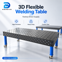 Nouvelle table de soudage 3D en acier Q355, supports de soudage réglables, surface nitrurée, banc de travail pour soudure, garantie 1 an pour le métal