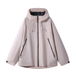 Veste personnalisée avec logo pour homme, idéale pour le printemps et l'automne, grande taille, à capuche, coupe-vent et imperméable, pour les activités de plein air et la montagne. - Product Image 1