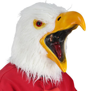 The Evil หน้ากากตัวตลก Punk Dead หน้ากากปลาสัตว์ประหลาดเหมือนจริงฮาโลวีนสยองขวัญแบบเต็มหน้าหน้ากากสัตว์มีขนยาว - Product Image 4