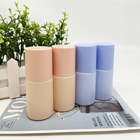 Couleur bleu rose Beige, emballage personnalisable pour les soins de la peau, pot de crème, Lotion, bouteille en verre, bouteilles d'emballage