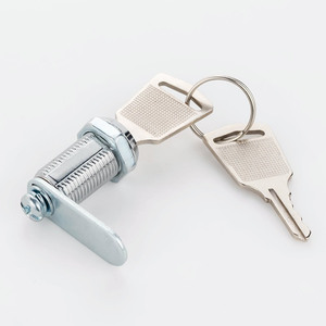 Cylindre de serrure micro haute sécurité en alliage de zinc de 12 mm avec deux clés, serrure à came pour armoire industrielle - Product Image 4
