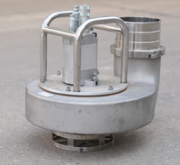 Pompe à boue hydraulique 300m³/h OEM, grand débit, portable, pour drainage d'urgence en cas d'inondation, travaux d'assainissement municipaux