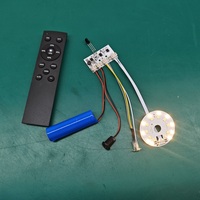 Panneau lumineux LED 5V à changement de couleur, source lumineuse bicolore, gradation progressive, commande tactile pour lampe de table ou de bureau