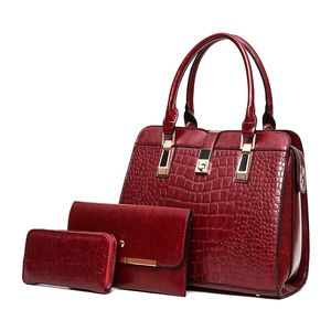 Set di 3 Borse da Donna di Grande Formato Personalizzate, Borse a Mano Estive alla <span class=keywords><strong>Moda</strong></span> con Chiusura a Cerniera - Product Image 1