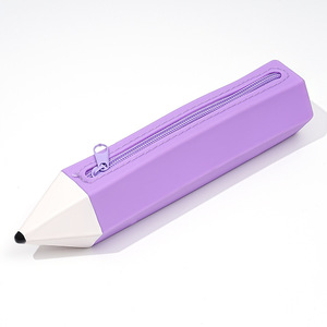 Mint Green Pencil-Shaped Zipper Pencil Case Fabric Novelty <b>School</b> Office Supply - Product Image 5