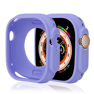 Funda Protectora de Silicona Suave para <span class=keywords><strong>Apple</strong></span> <span class=keywords><strong>Watch</strong></span> <span class=keywords><strong>Series</strong></span> 10 9 8 <span class=keywords><strong>7</strong></span> SE 6 5 4 3 2 1 38 40 41MM 42 44 45 49 mm, Cubierta de Marco con Botón - Product Image 2